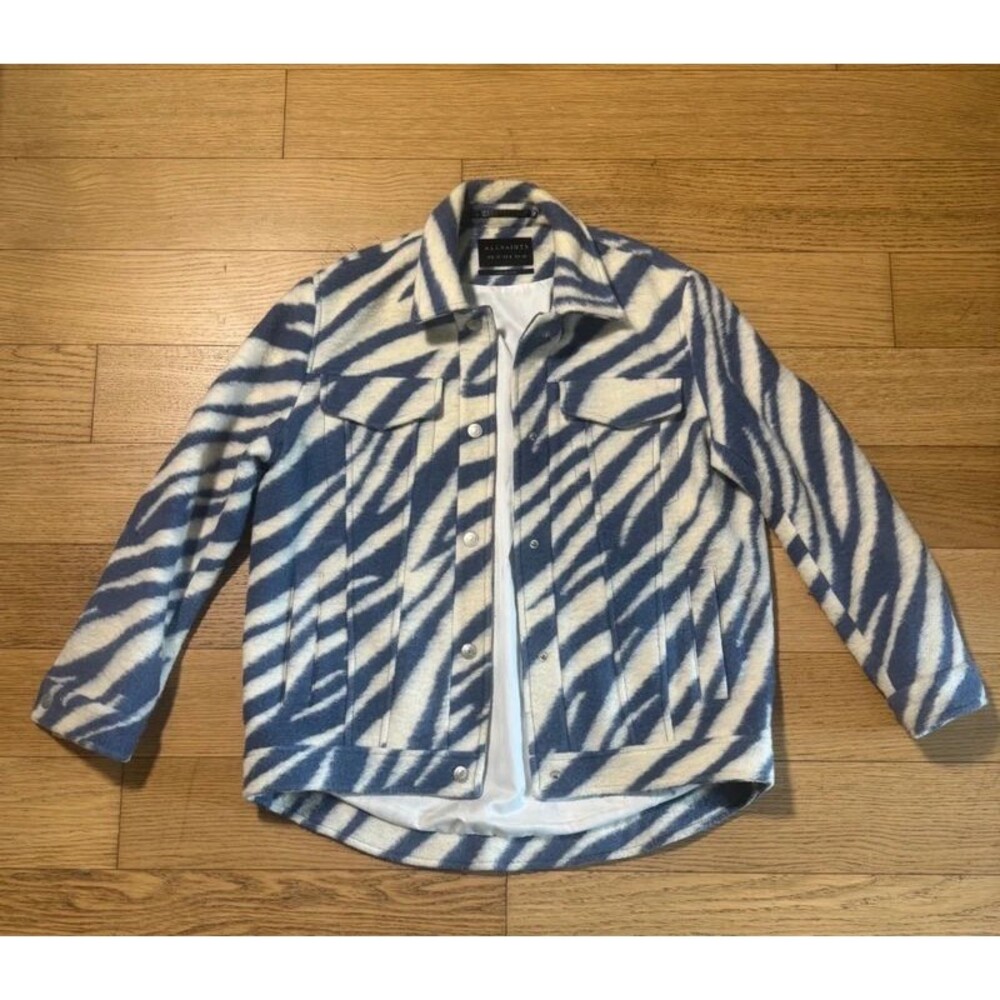 AllSaints Zebra Striped Jacket